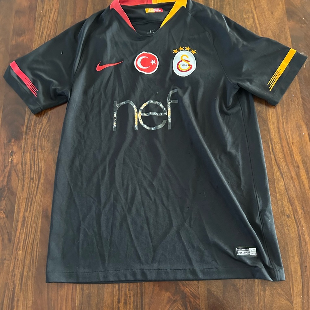 Nike Black Jersey with Red and Yellow Details